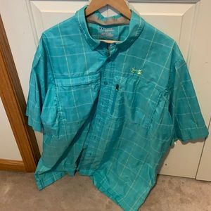 Men’s Under Armour Button Down Shirt- XXL